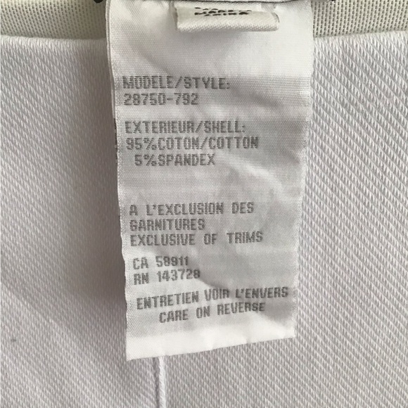 Tribal Flatten It pull on white pants XL new w/o tags - Picture 2 of 7